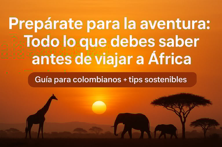 ✈️ Viajar a África: Requisitos, curiosidades y consejos para vivir la aventura de tu vida
